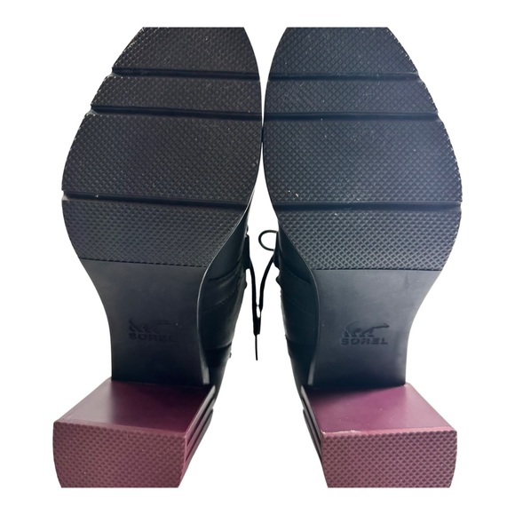 Sorel Margo Lace Boot Chelsea (Black) platform Size US 9 (EU 40) - Picture 8 of 11